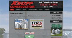 Desktop Screenshot of knoppconstruction.net